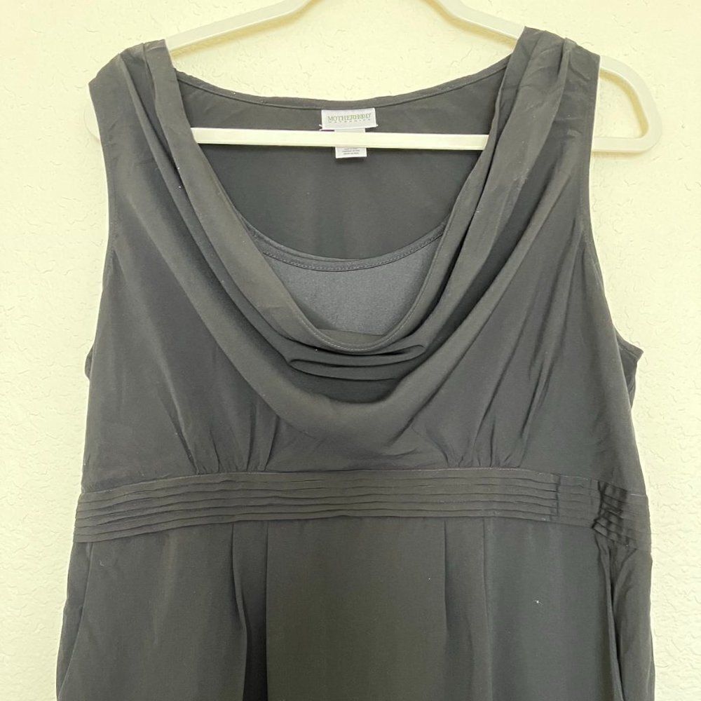 MOTHERHOOD A-line, sleeveless, lined rocking dress for pregnant women size L